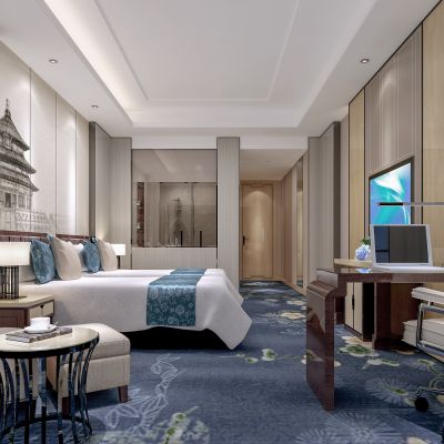 新中式酒店客房