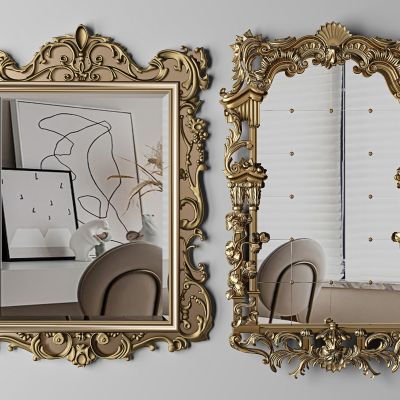 欧式雕花装饰镜