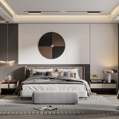 现代风格卧室