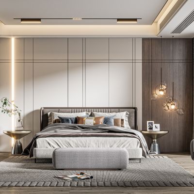 现代风格卧室