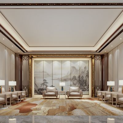 新中式贵宾接待室