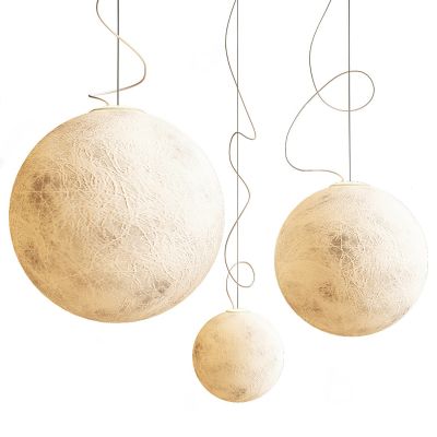 现代创意月球吊灯