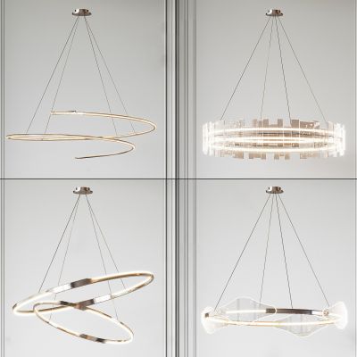 现代轻奢圆环吊灯