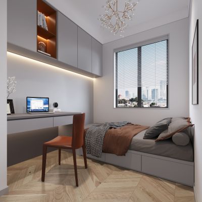 现代榻榻米卧室