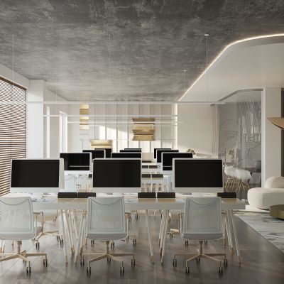 现代公共办公区