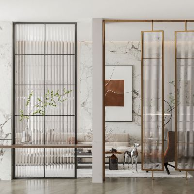 现代长虹玻璃隔断 屏风