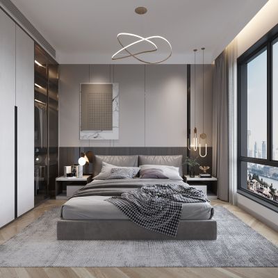 现代卧室