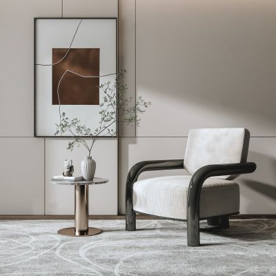 现代休闲椅 边几 茶几