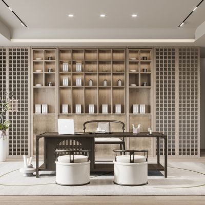 新中式家居书房