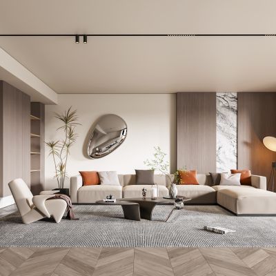 现代简约客餐厅