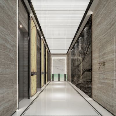 现代电梯厅