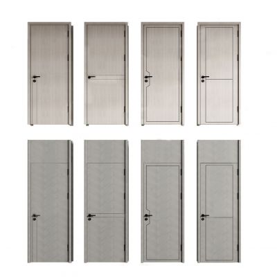 现代卧室门 房间门 单开门 入户门