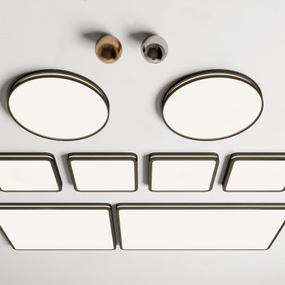 现代几何吸顶灯