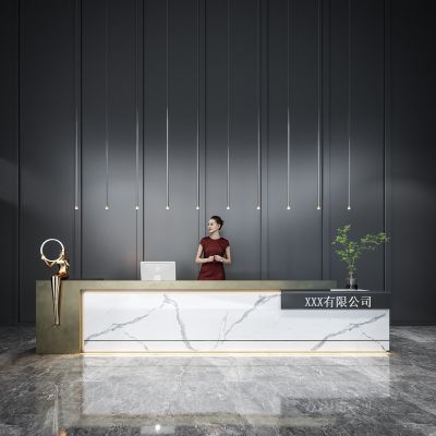 现代公司前台