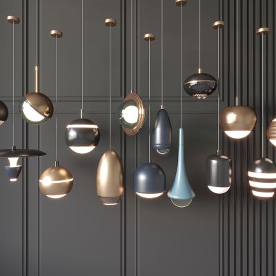 吊灯组合 单头吊灯 现代简约 餐厅吊灯 床头灯具 吧台吊灯