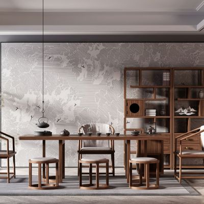 新中式家居茶室