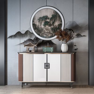 新中式玄关柜 边柜