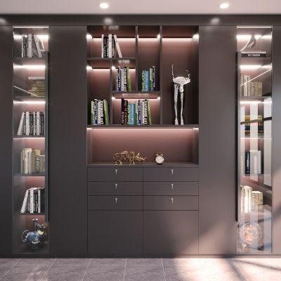 现代书柜 装饰柜