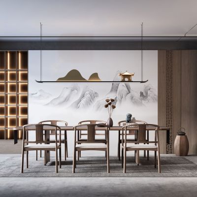 新中式家居茶室