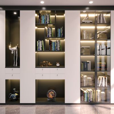 现代书柜 装饰柜