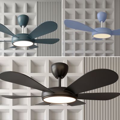 现代吊灯风扇