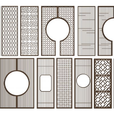 新中式风格隔断