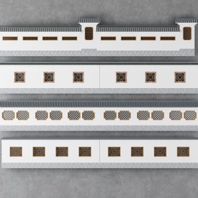 新中式景墙围墙