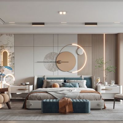 现代卧室
