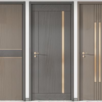 现代单开门 入户防盗门