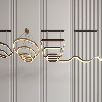 现代吊灯组合 吊灯 组合 现代 简约客厅 吊灯 大气 北欧 餐厅 主灯 轻奢 创意 灯具 塌陷