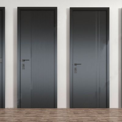 现代单开门 防盗门 房门