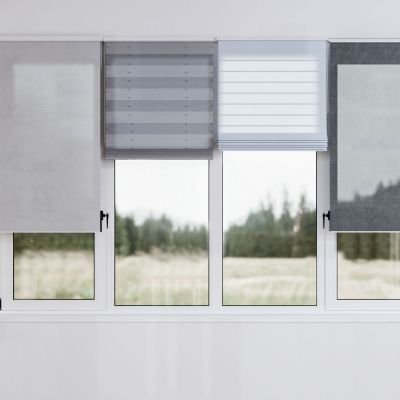 现代卷帘 布帘 百叶窗帘