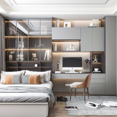 现代榻榻米卧室