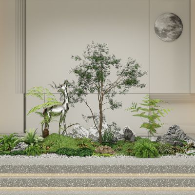 现代轻奢绿植造景