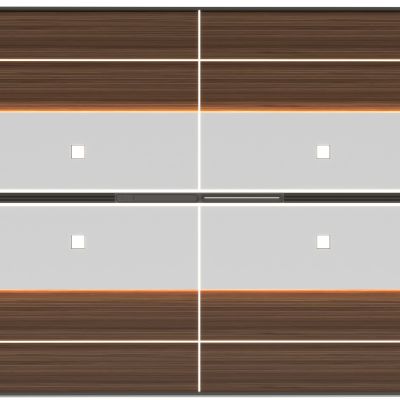 现代蜂窝大板吊顶筒灯出风口