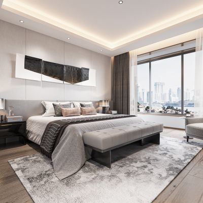现代卧室
