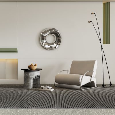 现代轻奢单人沙发椅