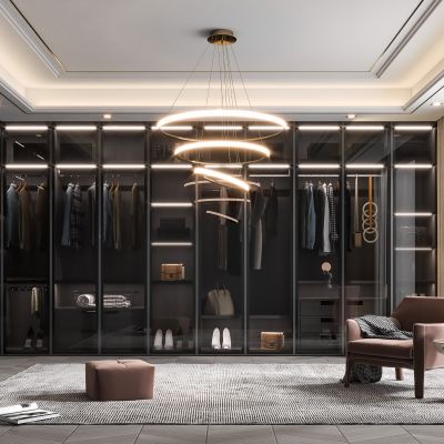 现代衣帽间