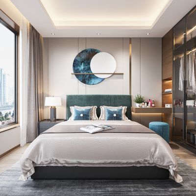 新中式卧室