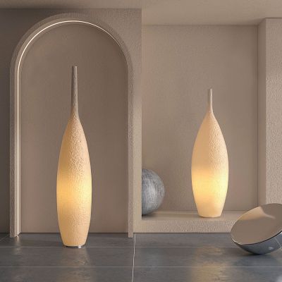 侘寂陶罐落地灯