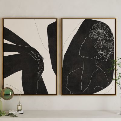 现代女性艺术挂画