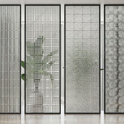 现代隔断3D模型