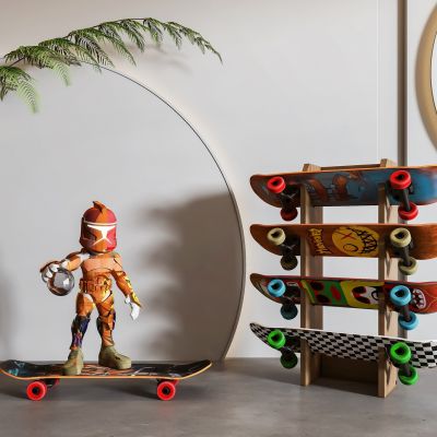 现代玩具滑板