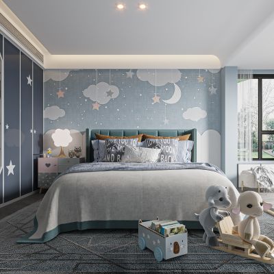 现代风格儿童房