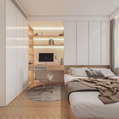 北欧榻榻米卧室