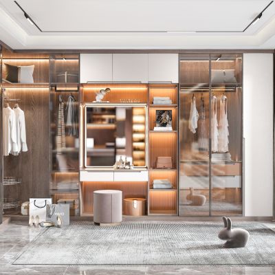 现代衣帽间