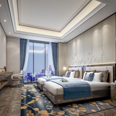 新中式家居卧室