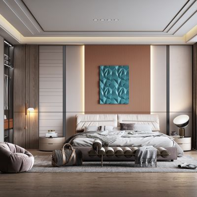 现代卧室主人房