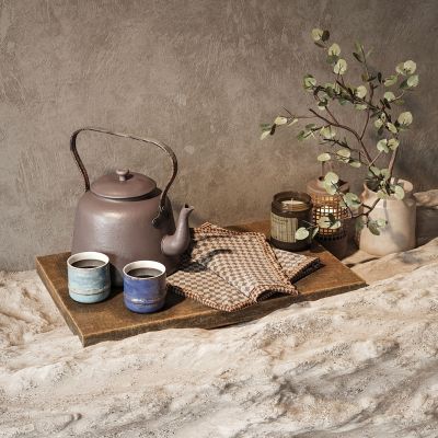 丹麦 NOIR 侘寂风茶具