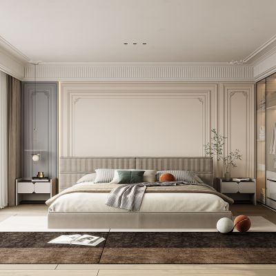 现代风格卧室